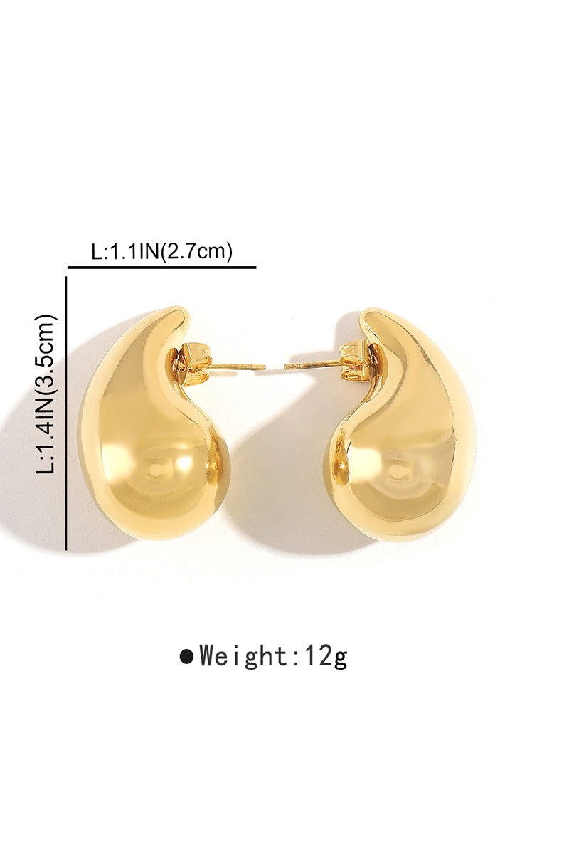 Stainless Steel Waterdrop Earrings