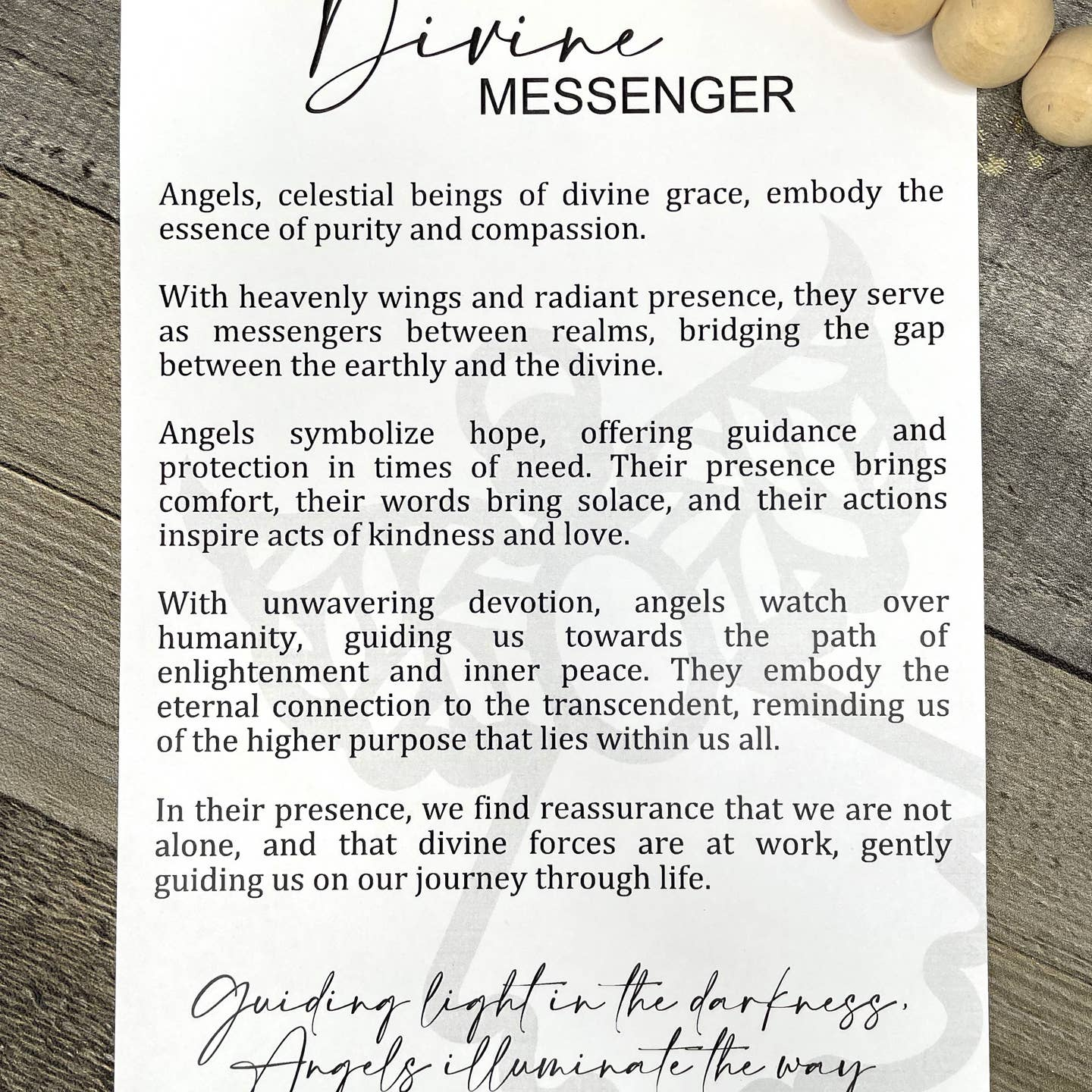 A Divine Messenger Ornament