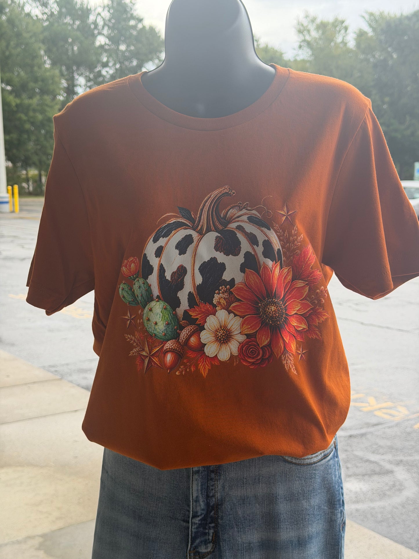 Western Pumpkin Fall Tee