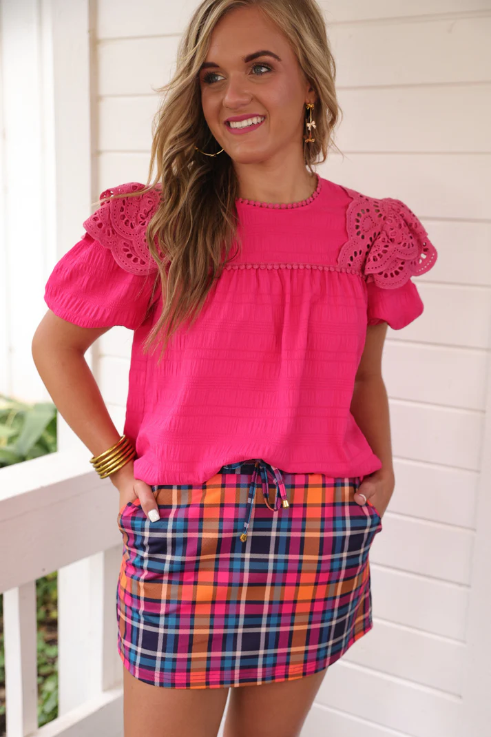 Kimber Eyelet Top