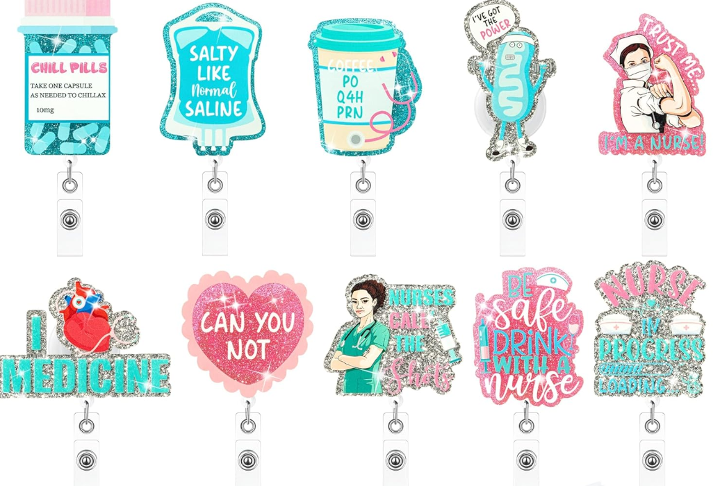 Acrylic Nurse Badge Holder