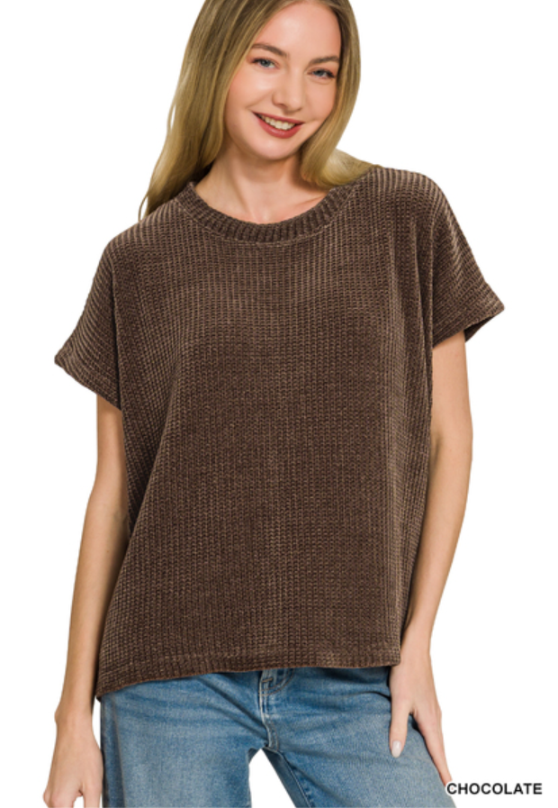 Chenille Chill Knit Sweater
