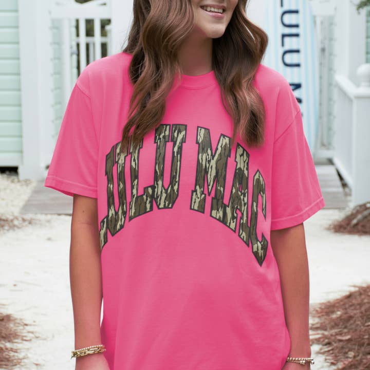 Lulu Mac Neon Camo Tee