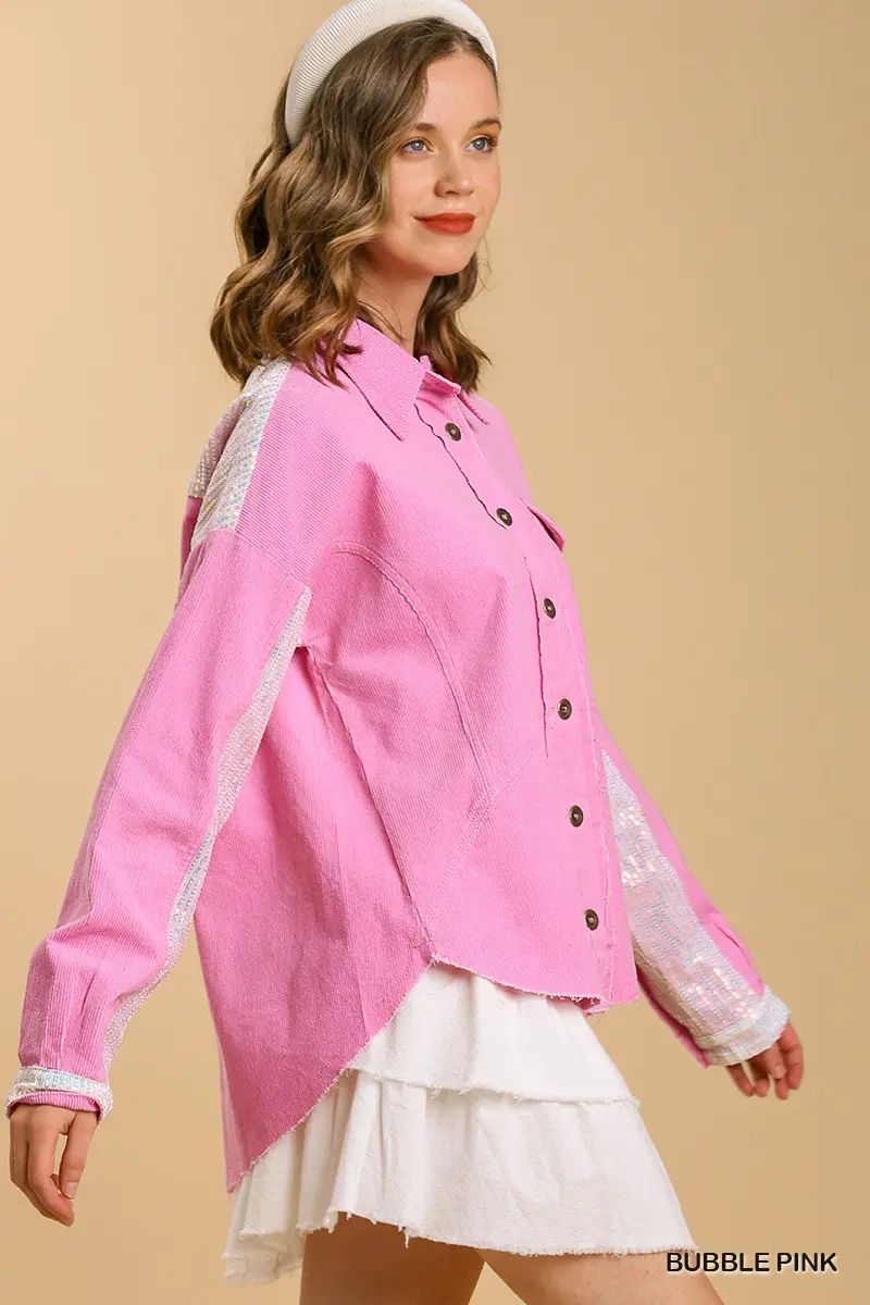 Corduroy & Shimmer Jacket