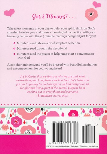 3 Minute Devotions For Girls