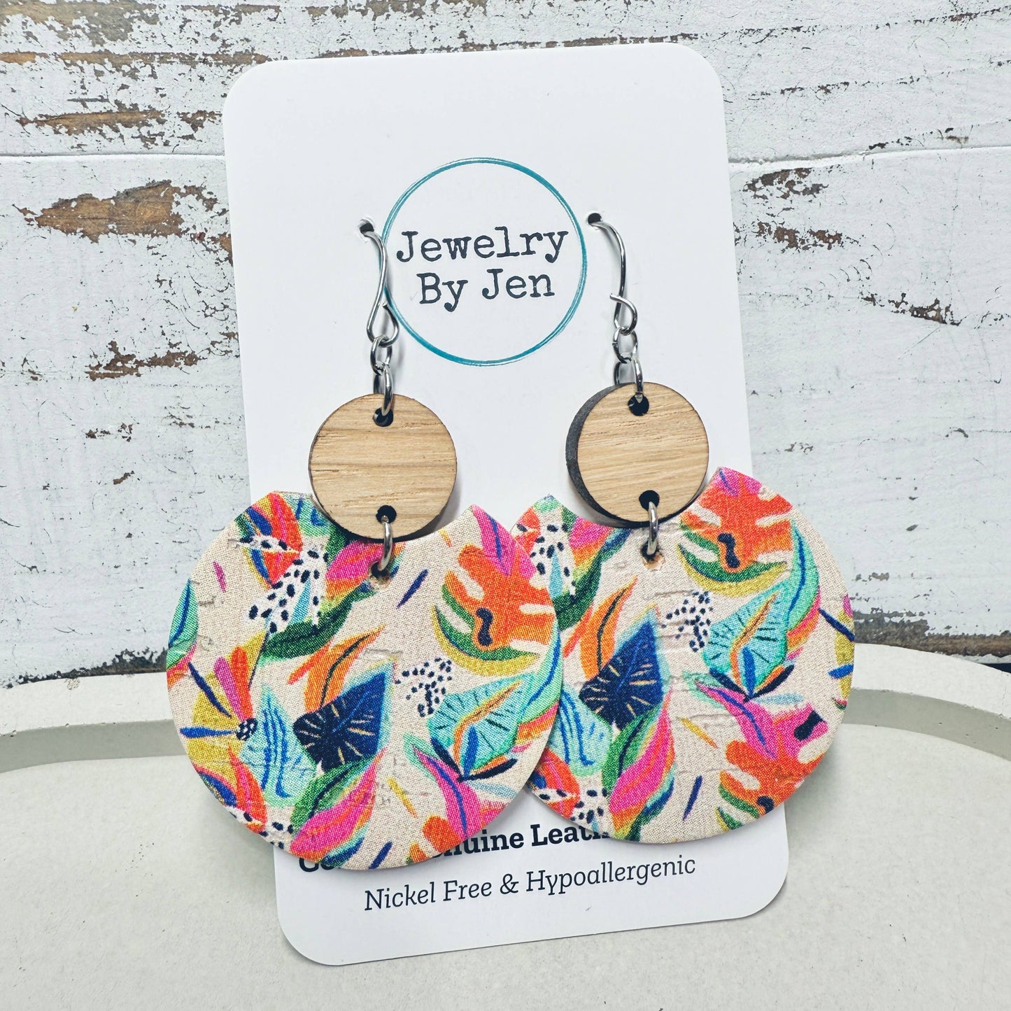 Birds of Paradise Luna Earrings