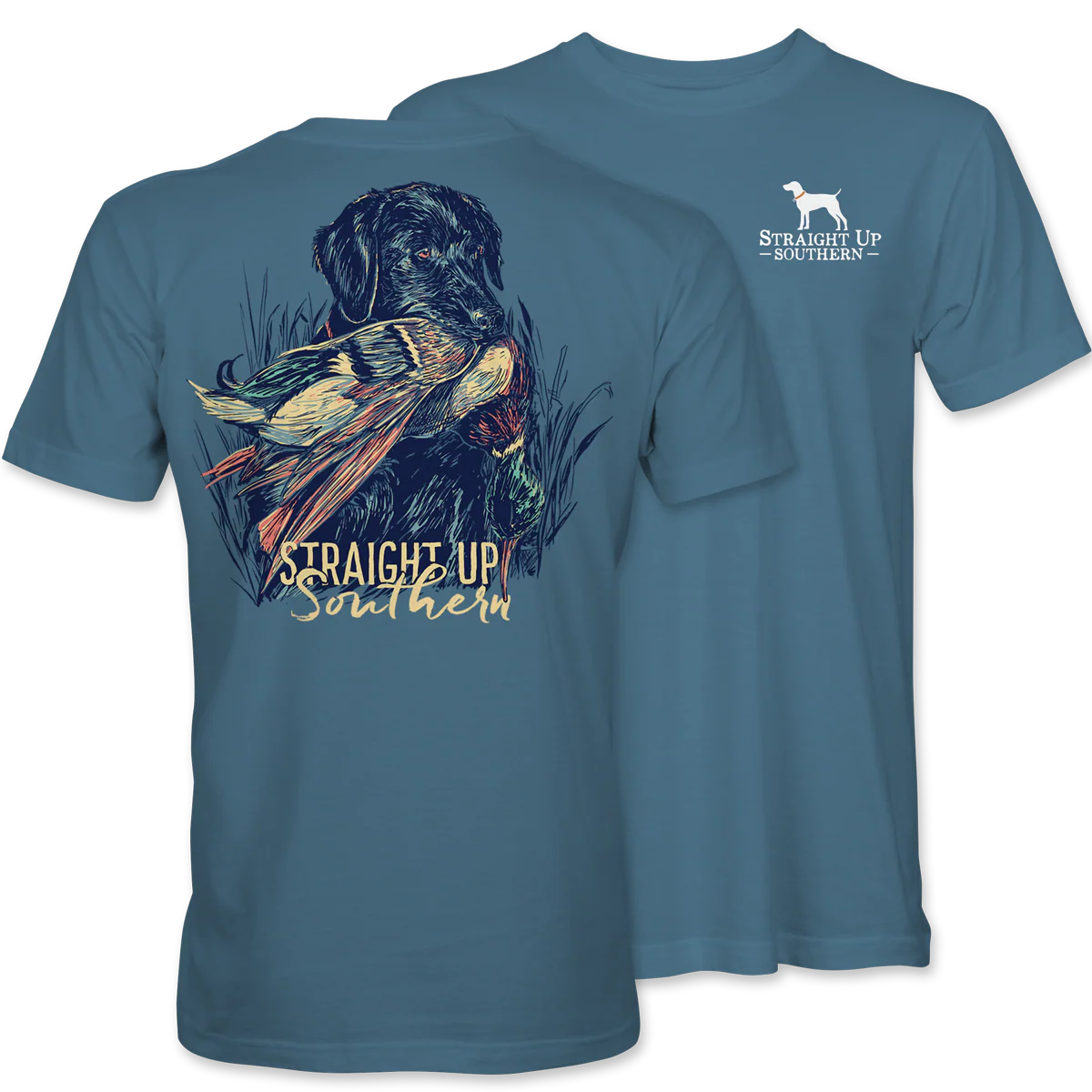 Lab With Duck Tee