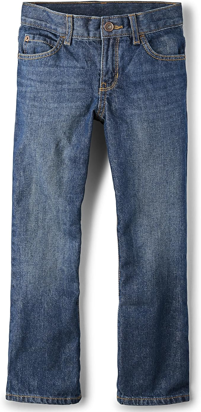 Boys Basic Bootcut Jeans