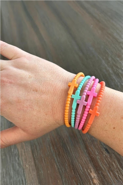 Silicone Cross Bracelets