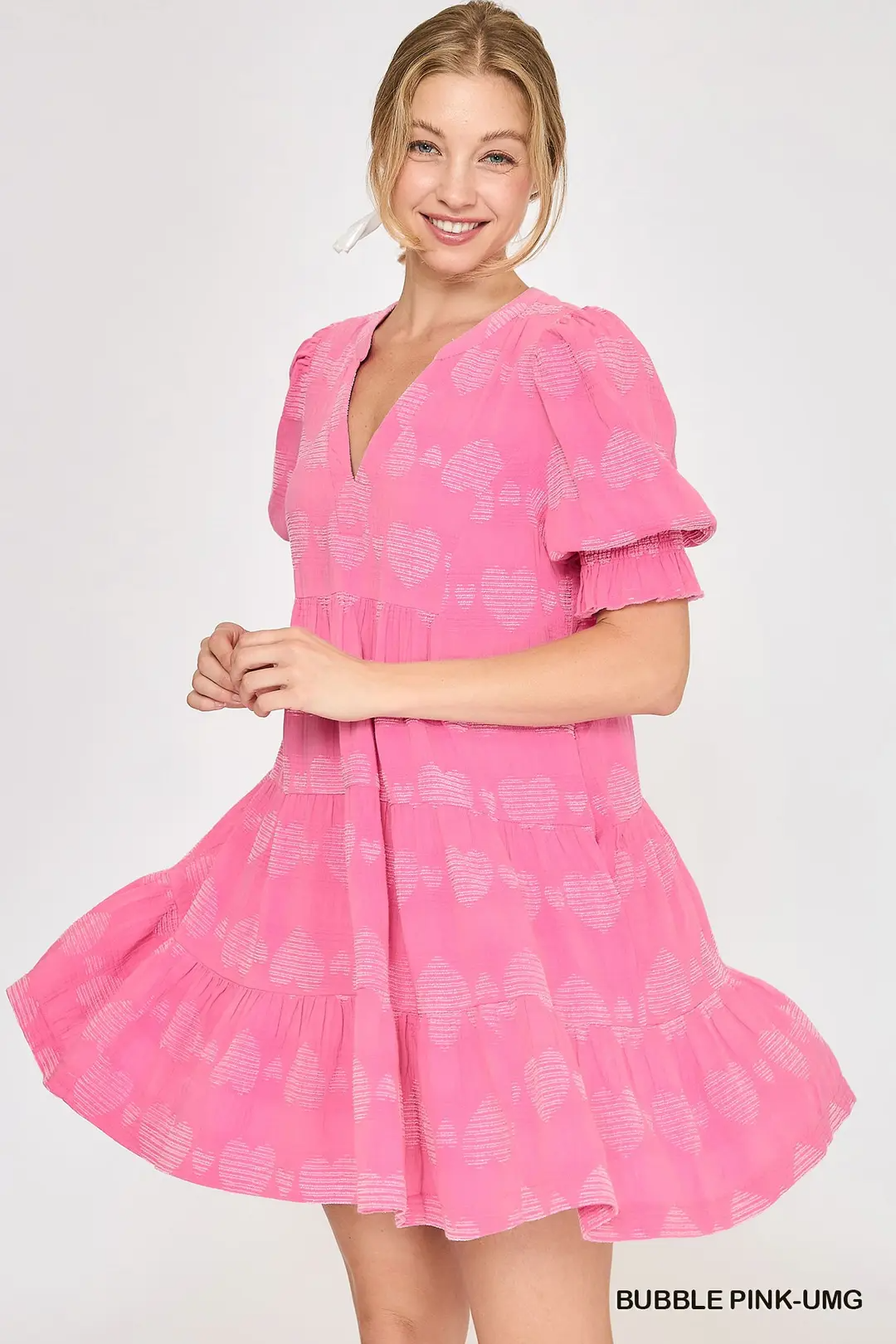 Bubble Gum Heart Dress