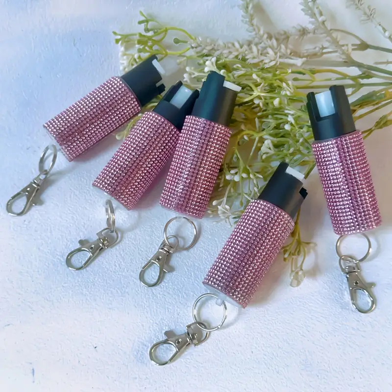Bling Pepper Spray Keychain