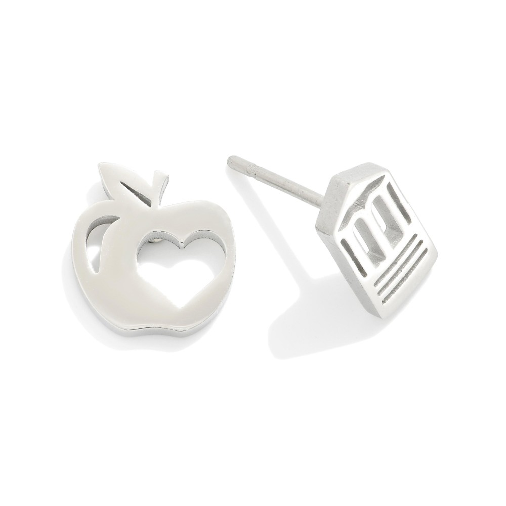Teacher Apple Pencil Stud