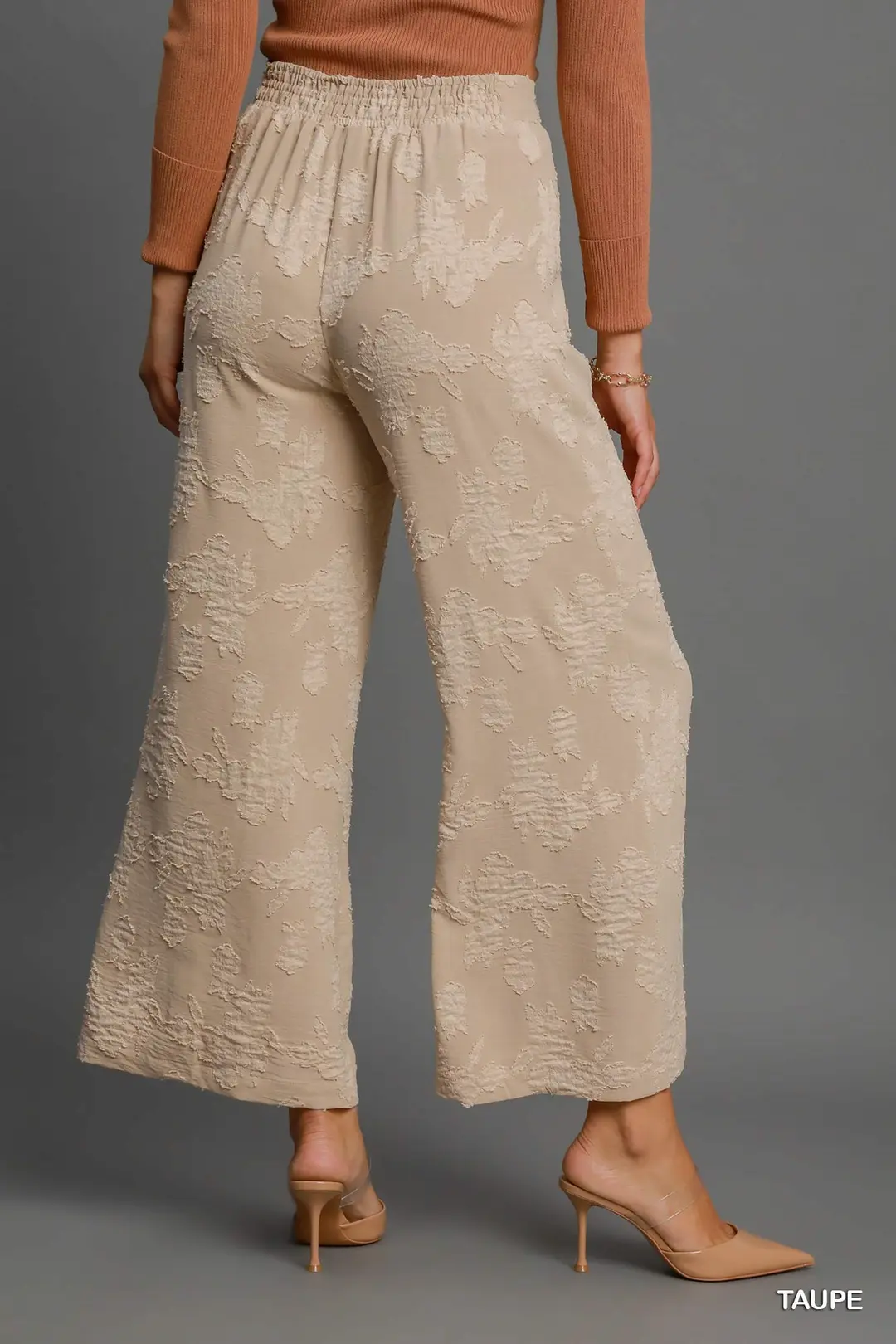 Floral Burnout Pants