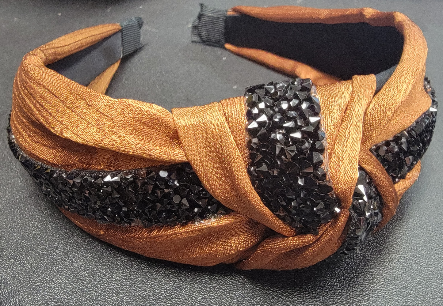 Vintage Rhinestone Knot Headband