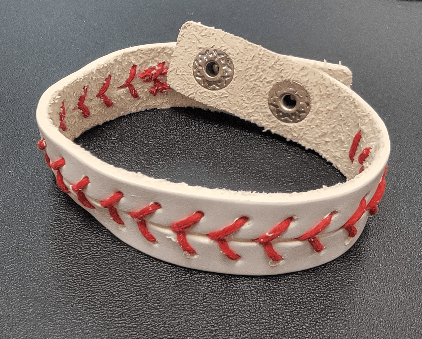 Baseball Leather Bracelet - Lady Dorothy Boutique