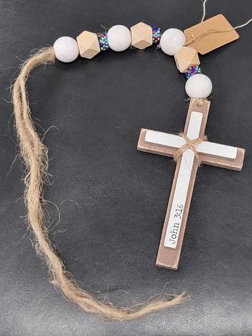 Beaded Cross Home Décor - Lady Dorothy Boutique