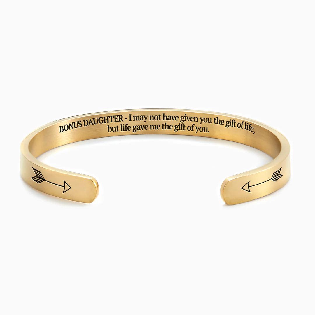 Bonus Daughter Cuff Bracelet - Lady Dorothy Boutique