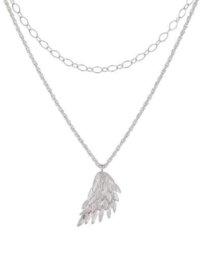 Double Strand Wing Necklace - Lady Dorothy Boutique