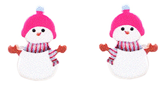 Acrylic Christmas Studs