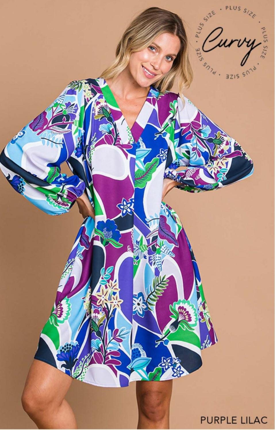 Fallin' For Floral Dress - Lady Dorothy Boutique