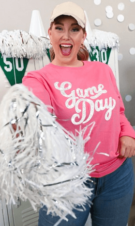 Game Day Long Sleeve Tee - Lady Dorothy Boutique