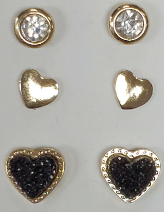 Heart Stud Earrings - Lady Dorothy Boutique