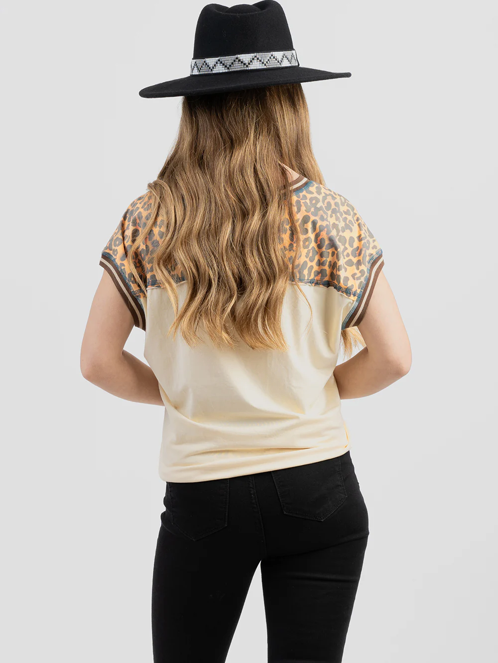 Delila Mineral Wash Cross Tee