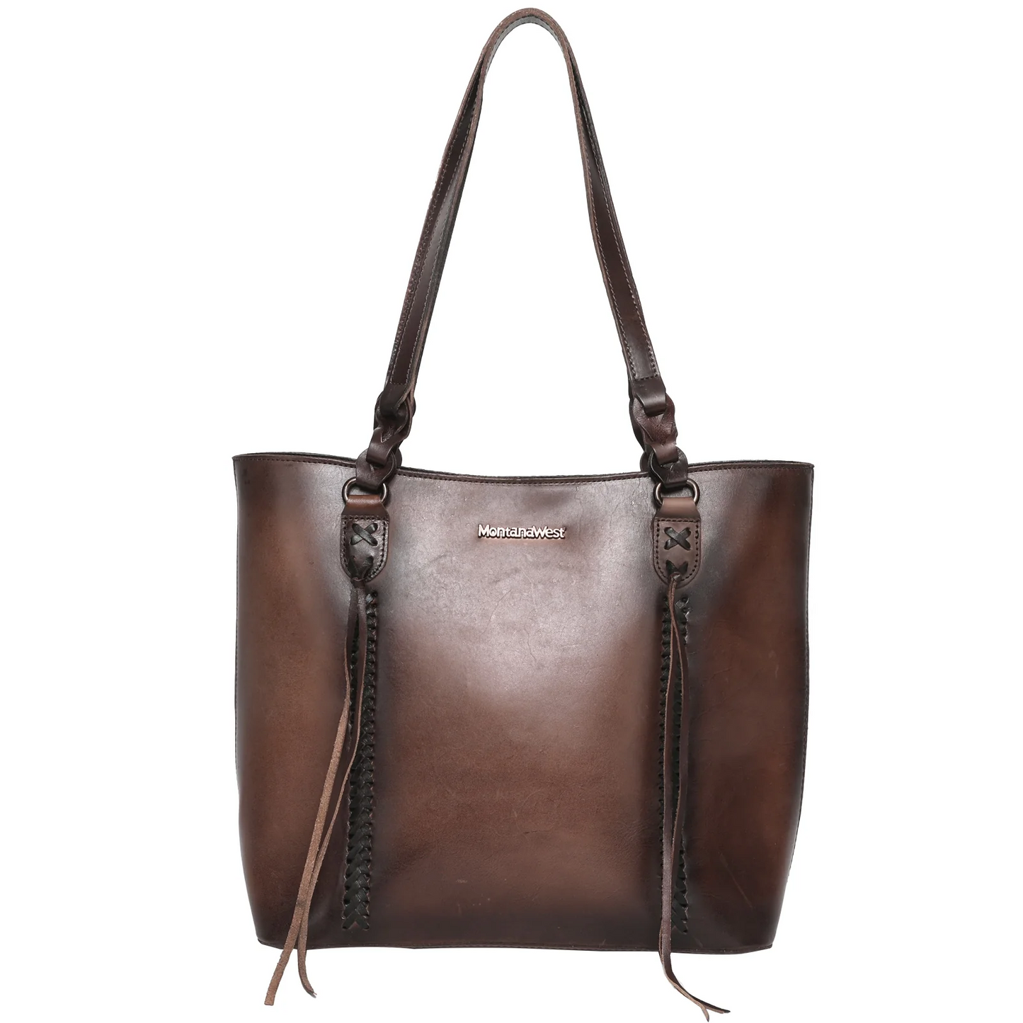 Montana West Genuine Leather Tote