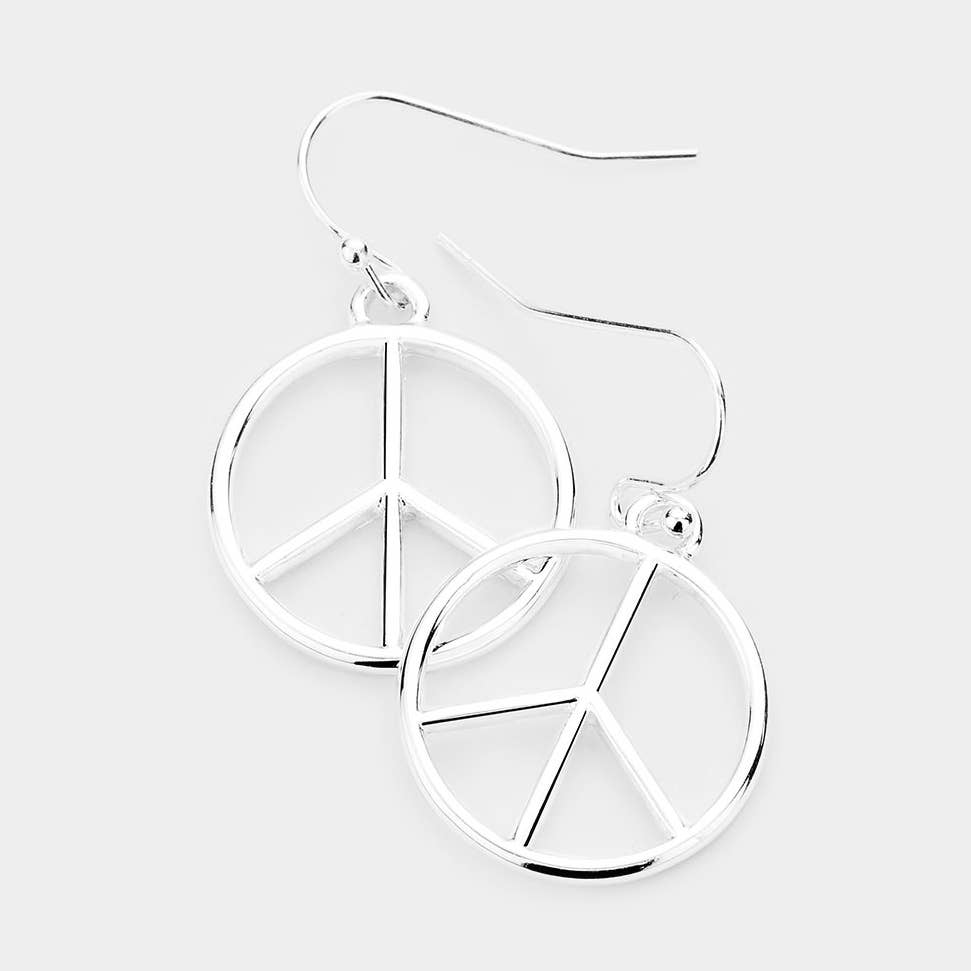 Peace Sign Earrings