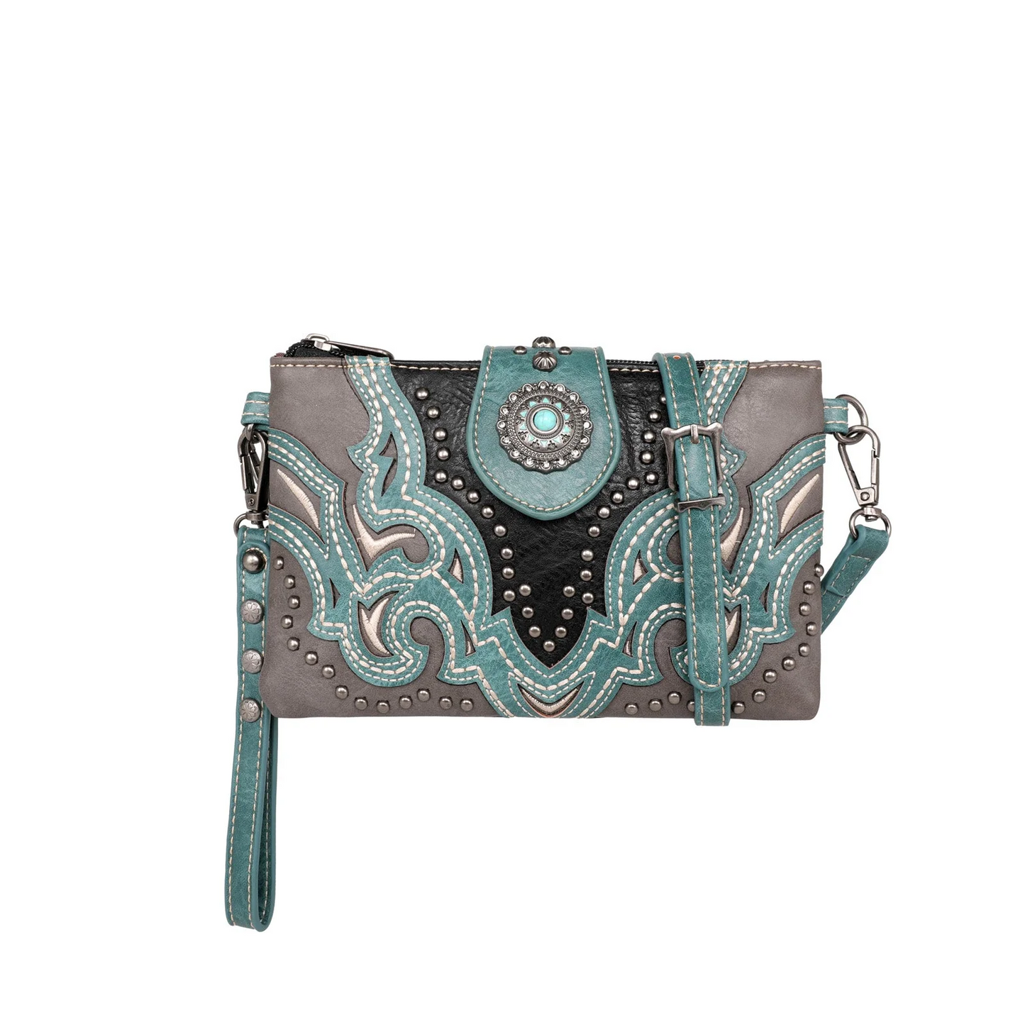 Montana West Cut-Out Crossbody/Wristlet