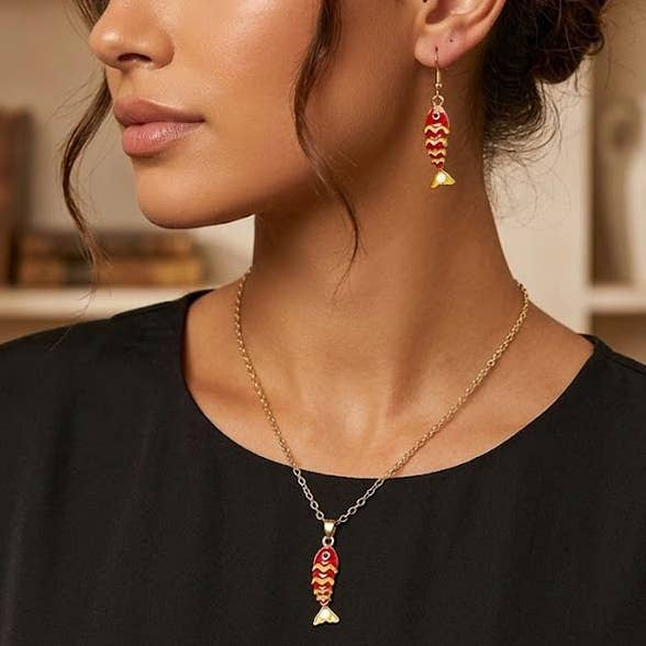 Fish Pendant Set