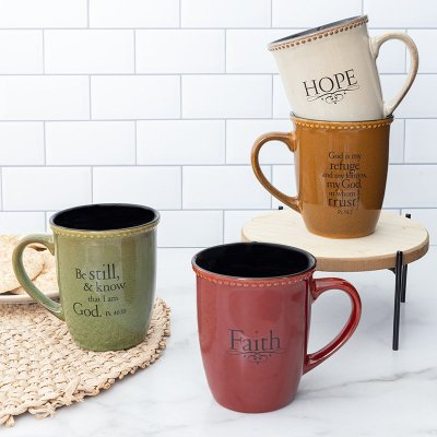 Phrases Of Faith Mug Set
