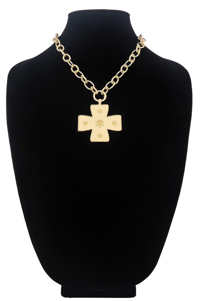Chunky Cross Necklace