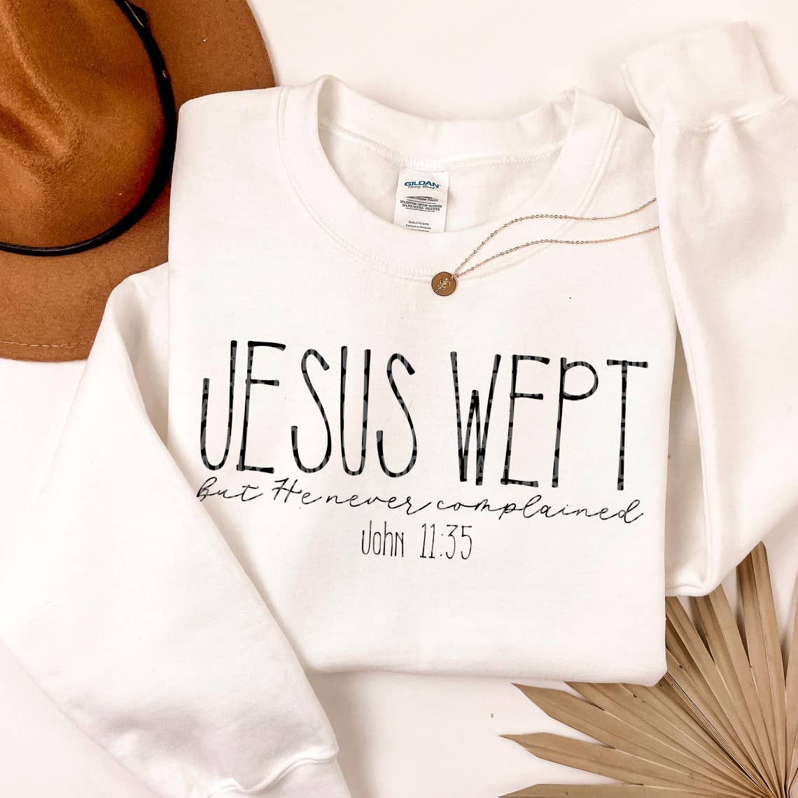 Jesus Wept Sweatshirt