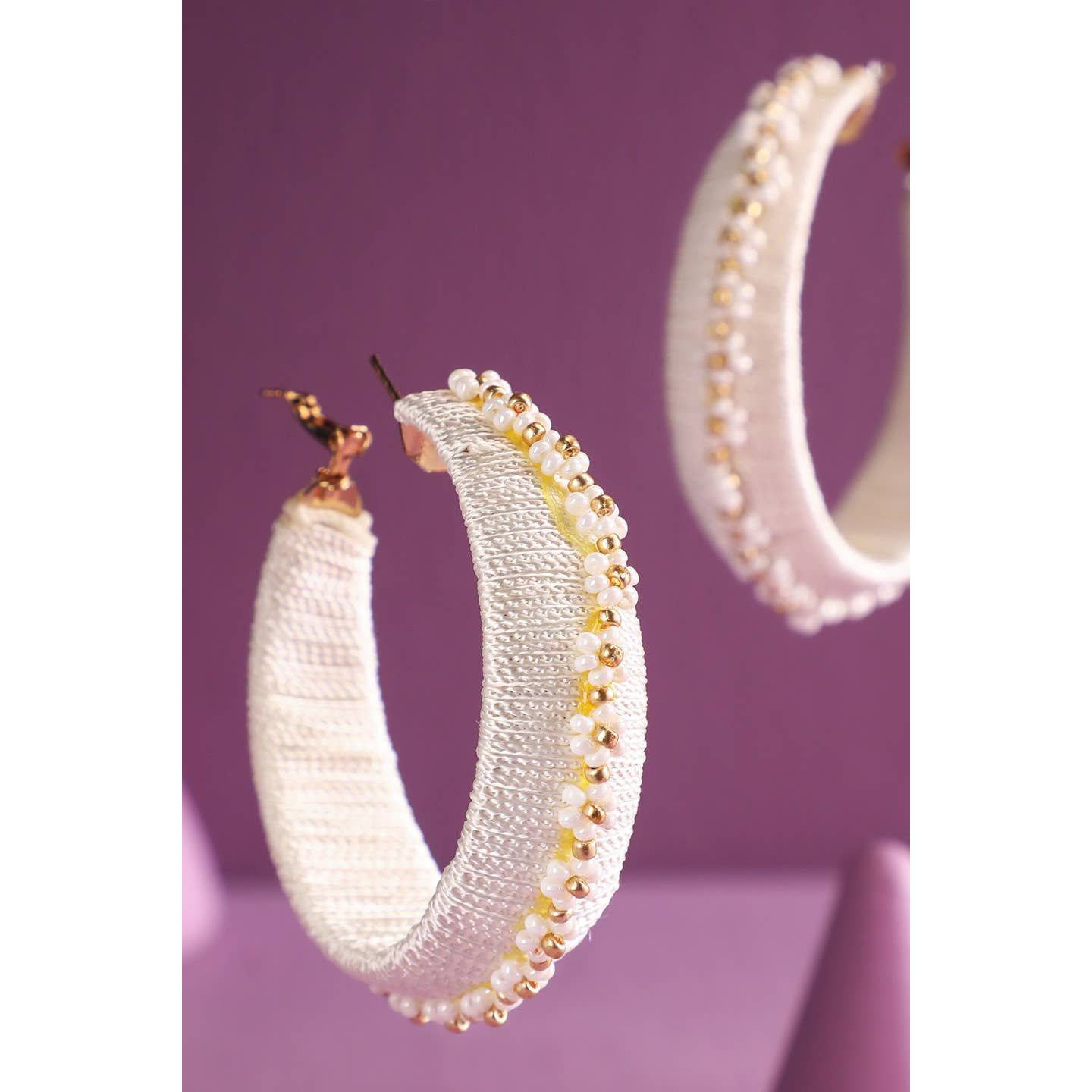 Thread Wrapped Hoops