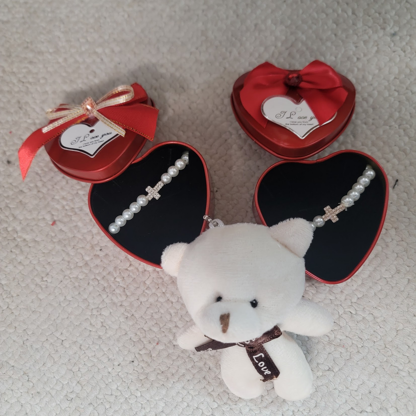 Cross Pearl Bracelet