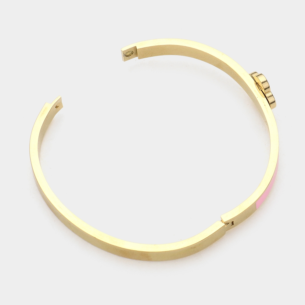 Stainless Steel Hinge Bracelet