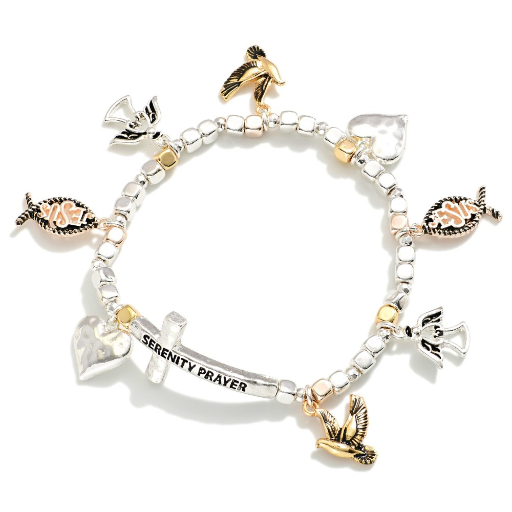 Serenity Prayer Charm Bangle