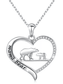 Mama Bear Pendant Necklace - Lady Dorothy Boutique