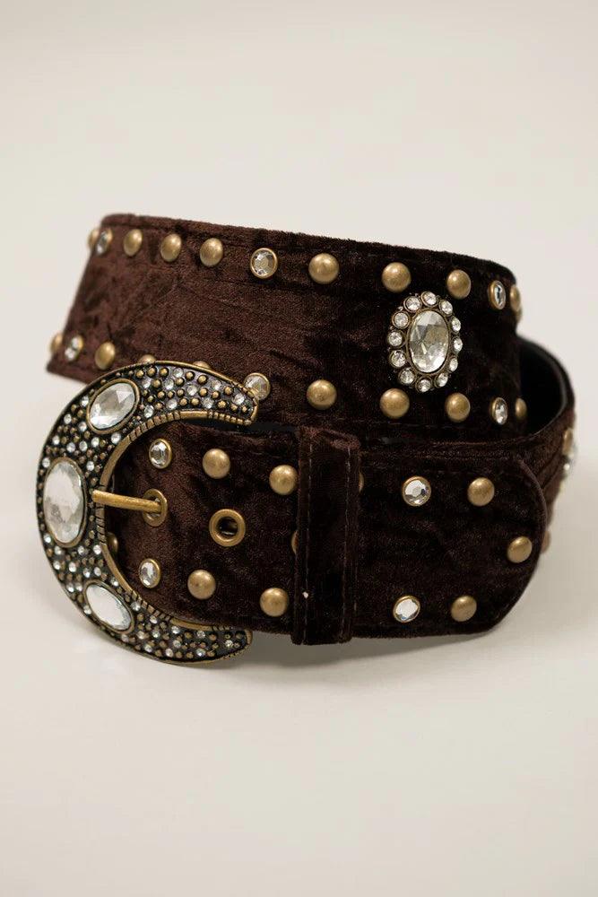 Rhinestone Western Dress Belt - Lady Dorothy Boutique