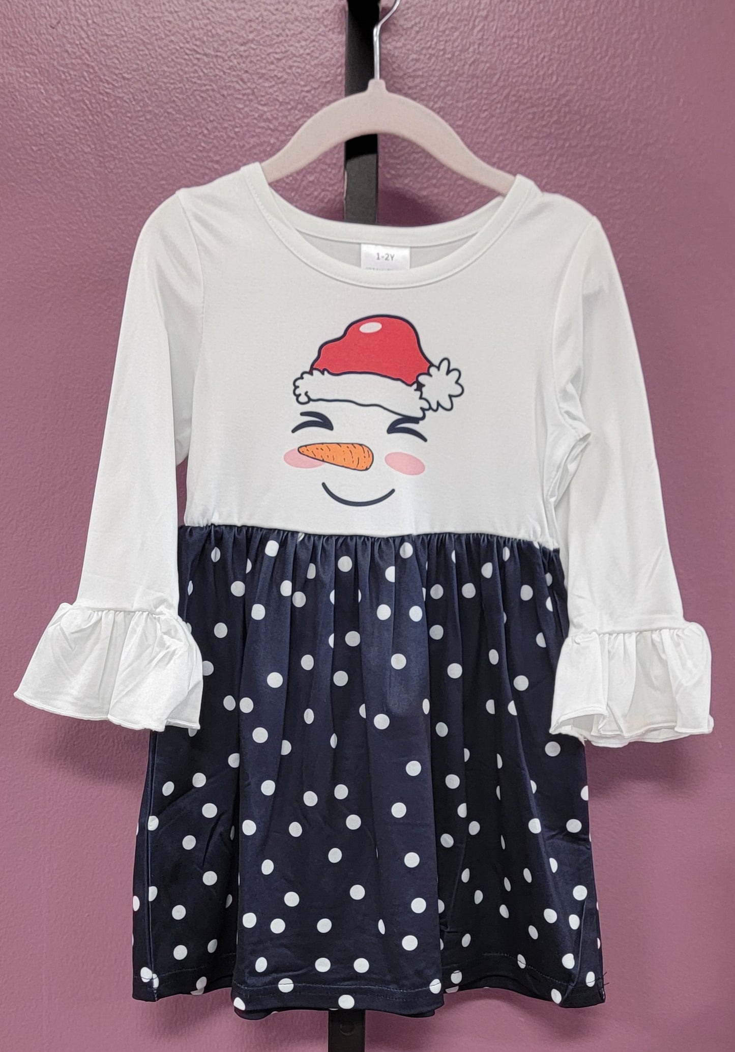 Snowman Dot Dress