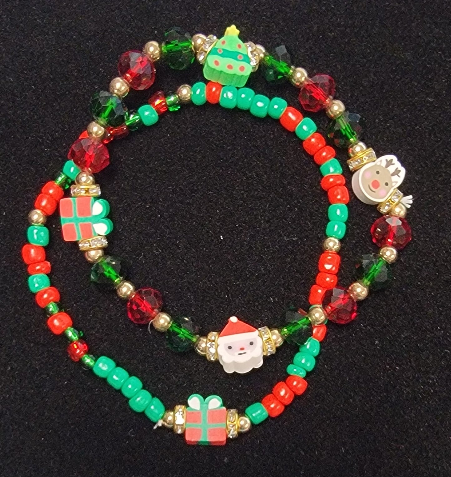 Christmas Charm Stretch Bracelets