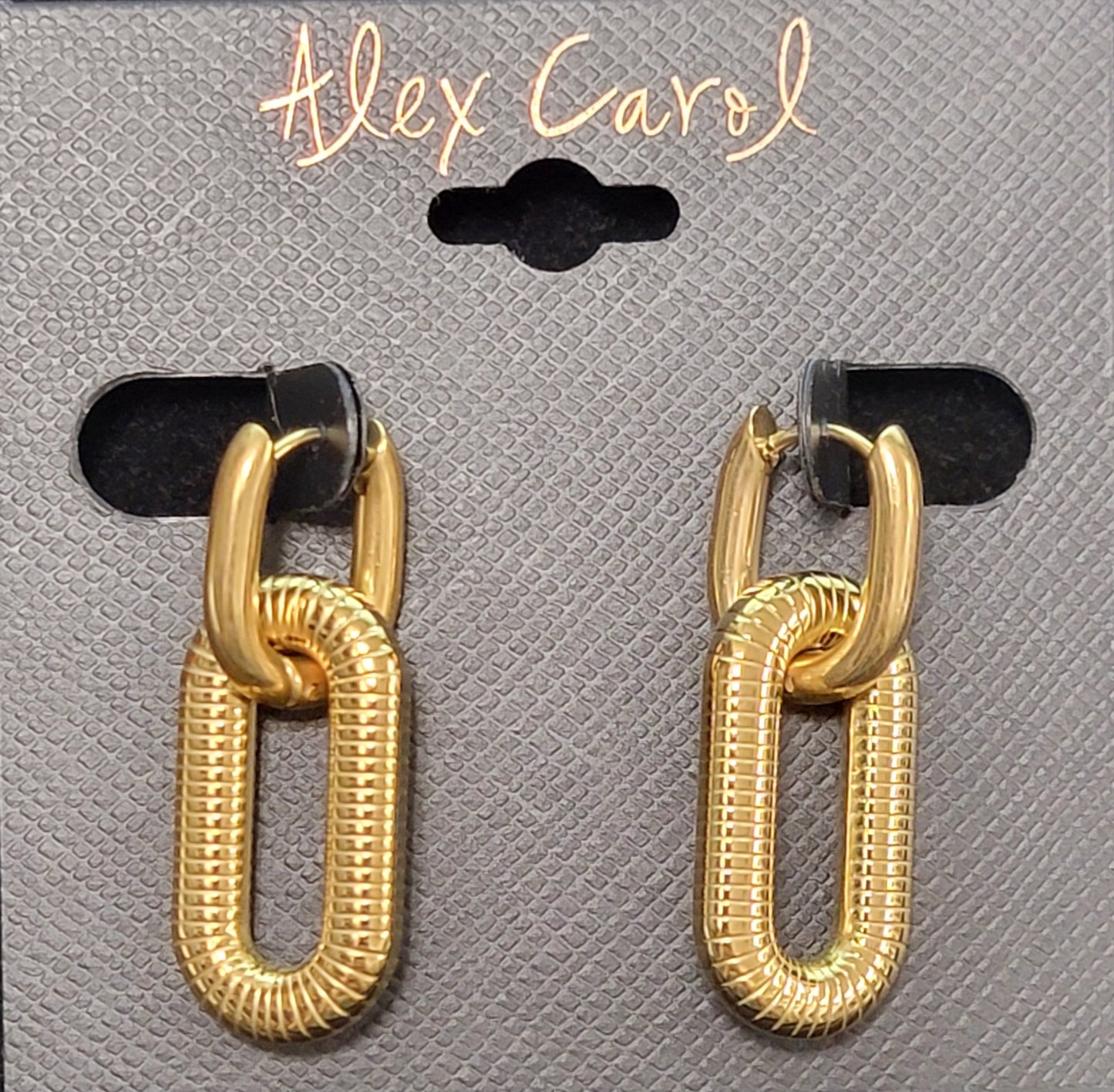 Alex Carol Paperclip Earrings