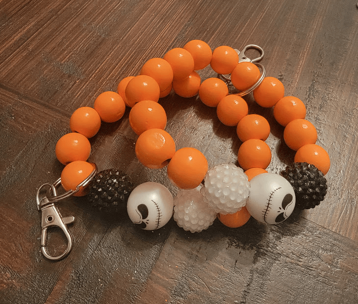 Jack Skeleton Keychain Bangle