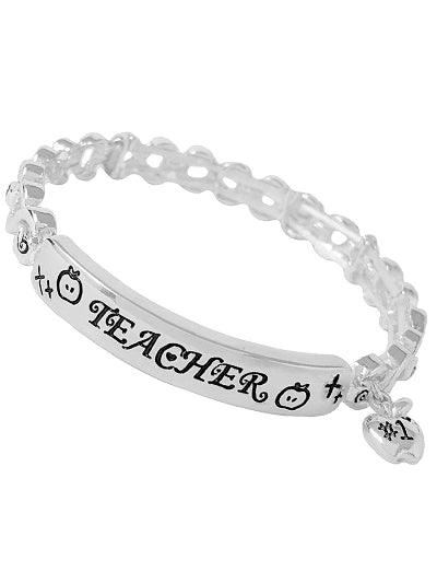 Teacher Stretch Bracelet - Lady Dorothy Boutique
