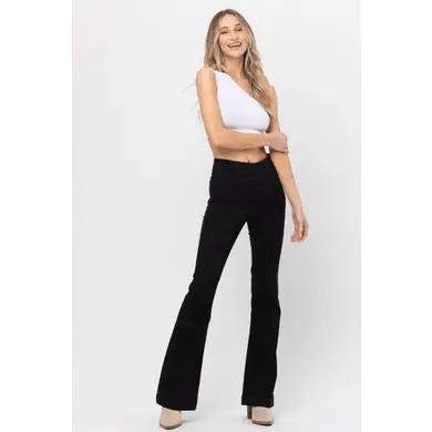 Black Divine Jegging Flare - Lady Dorothy Boutique