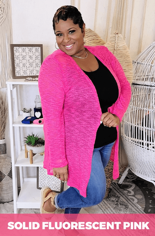 Lightweight Slub Cardigan - Lady Dorothy Boutique