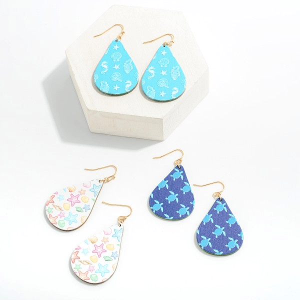 Nautical Wood Earrings - Lady Dorothy Boutique