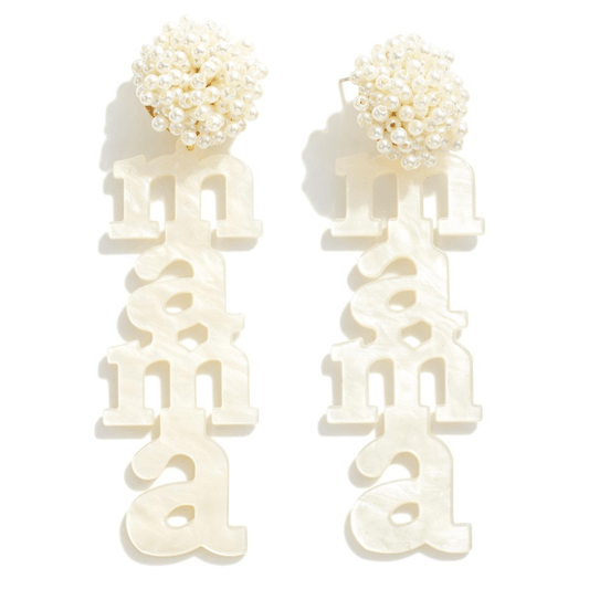 Pearl Cluster Mama Earrings - Lady Dorothy Boutique