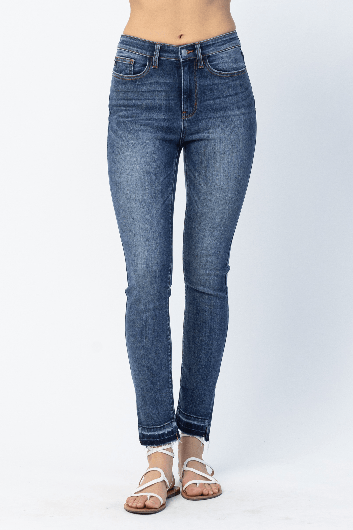 Side Slit Hem Skinny - Lady Dorothy Boutique